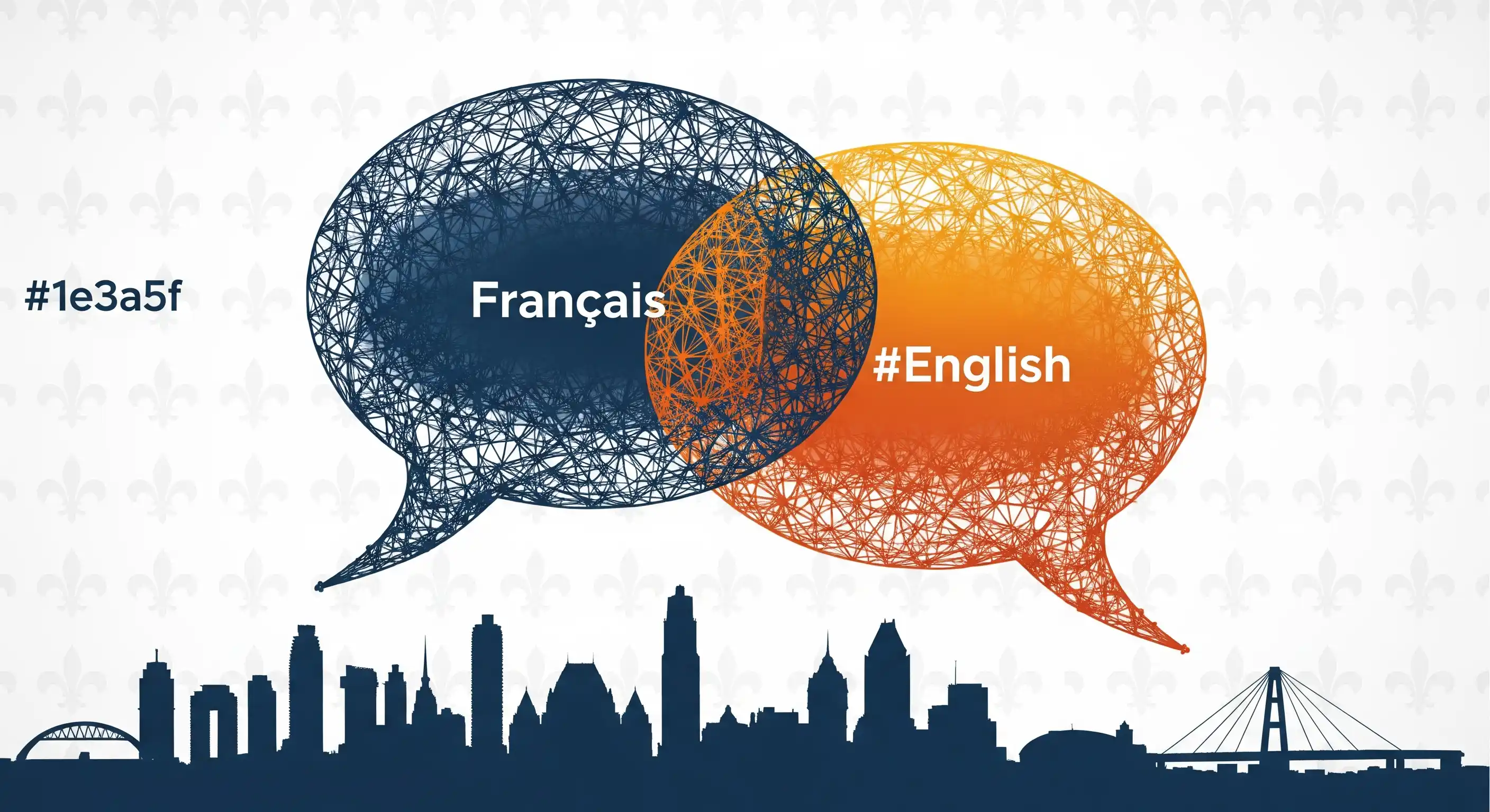 Bilingual website design with French-first display for Quebec Bill 96 compliance