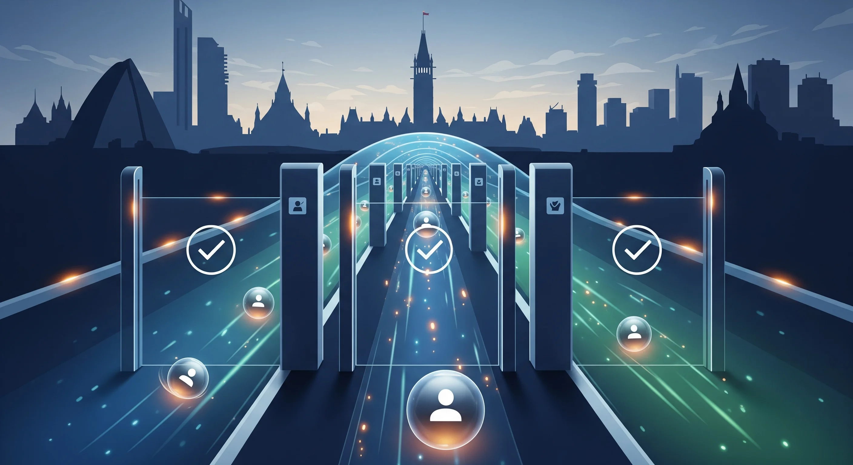 PIPEDA compliance checklist for Canadian business websites with privacy shield iconography