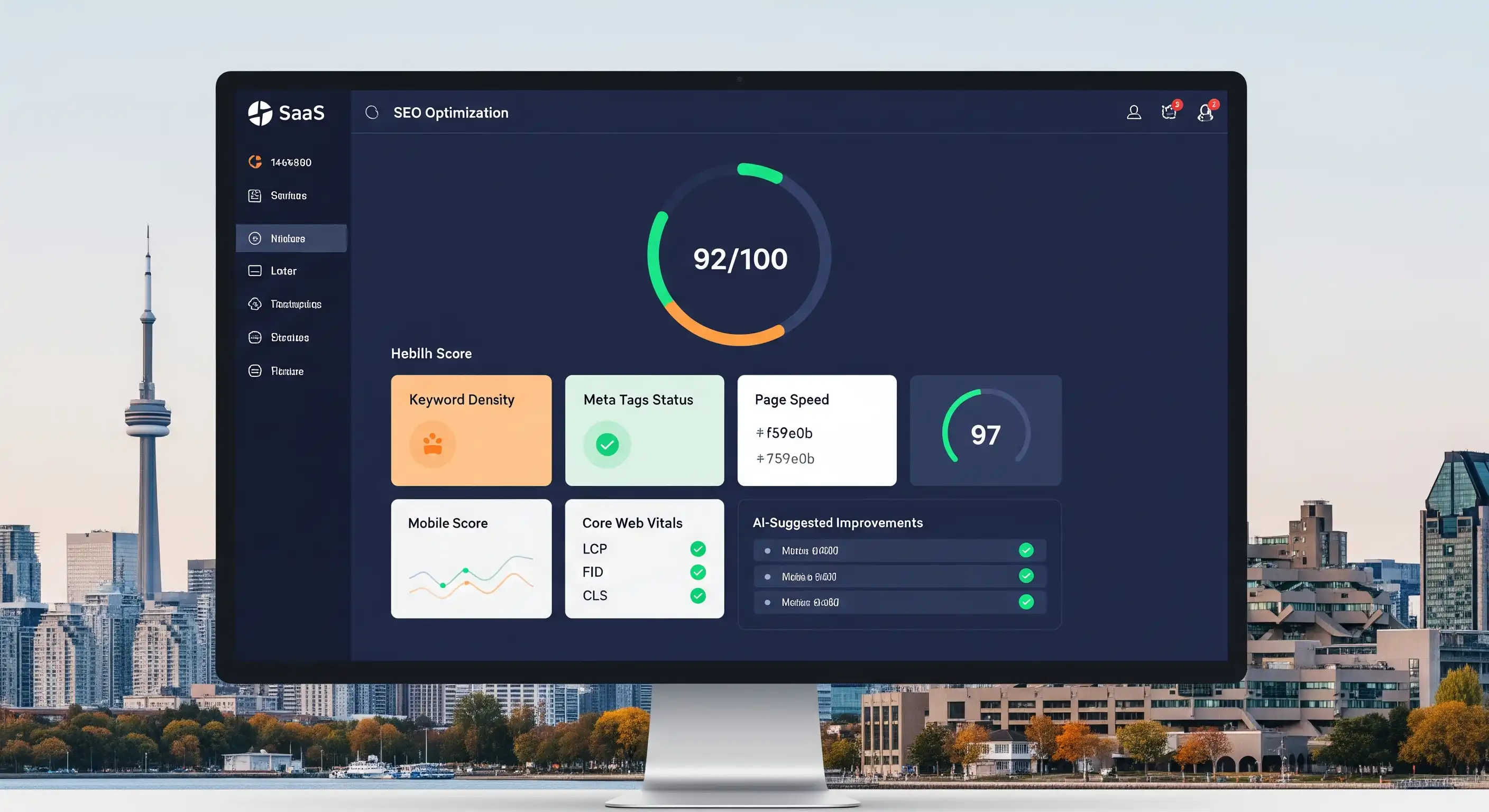 SEO Engine feature interface screenshot